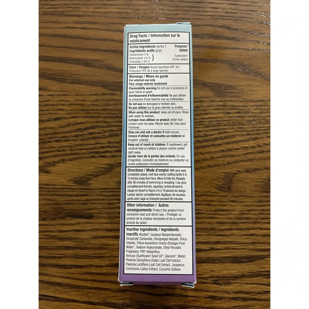 Coola 70%+ Oragnic Makeup Setting Sunscreen Spray with SPF30-1.5fl oz/44ml